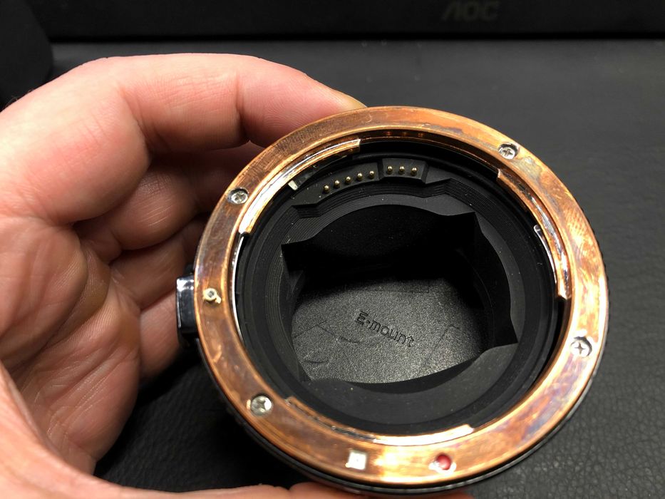 Commlite Canon EF - Sony E (автофокусний перехідник)