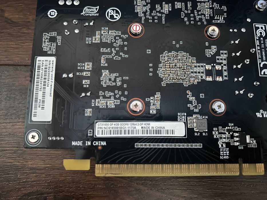 ХИТ! Видеокарта NVIDIA GeForce GTX 1650 4GB GDDR6 Palit Гарантия!