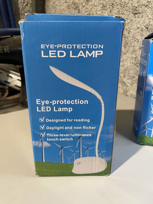 Pack de 4 lampadas de secretária LED a bateria