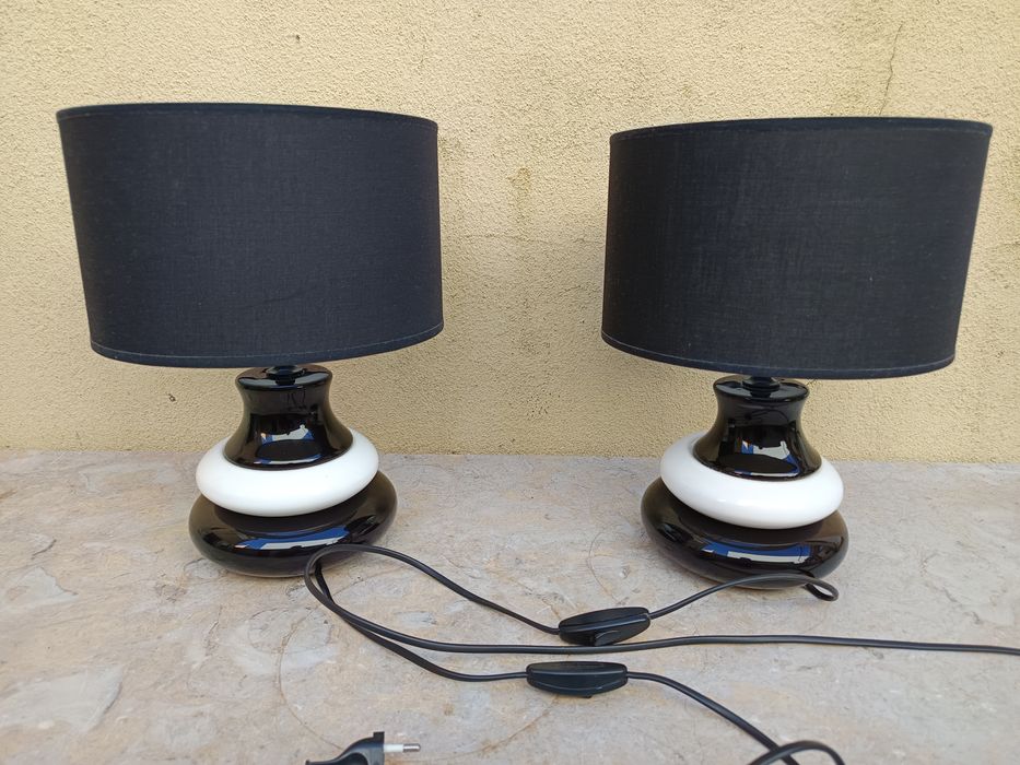 Conjunto candeeiros de mesa cabeceira