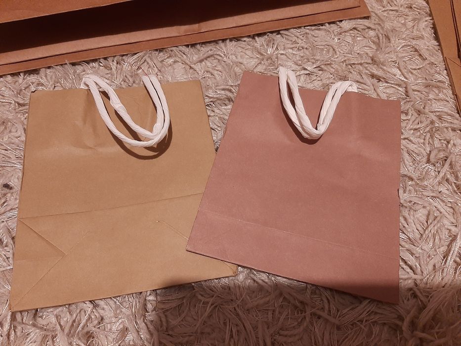 Torby prezentowe z papieru typu kraft