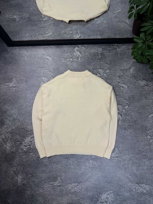 В'язаний светр AMI Paris з вивернутими швами кофта свитер Ами Париж