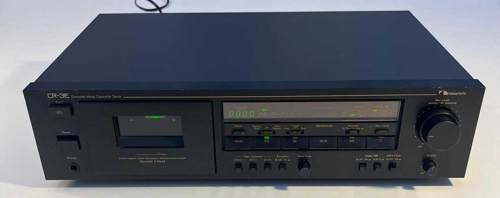 Leitor/Gravador Cassetes Nakamichi CR-3E