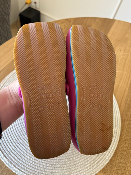 Crocs sandały w6 różowe 36 porzadne