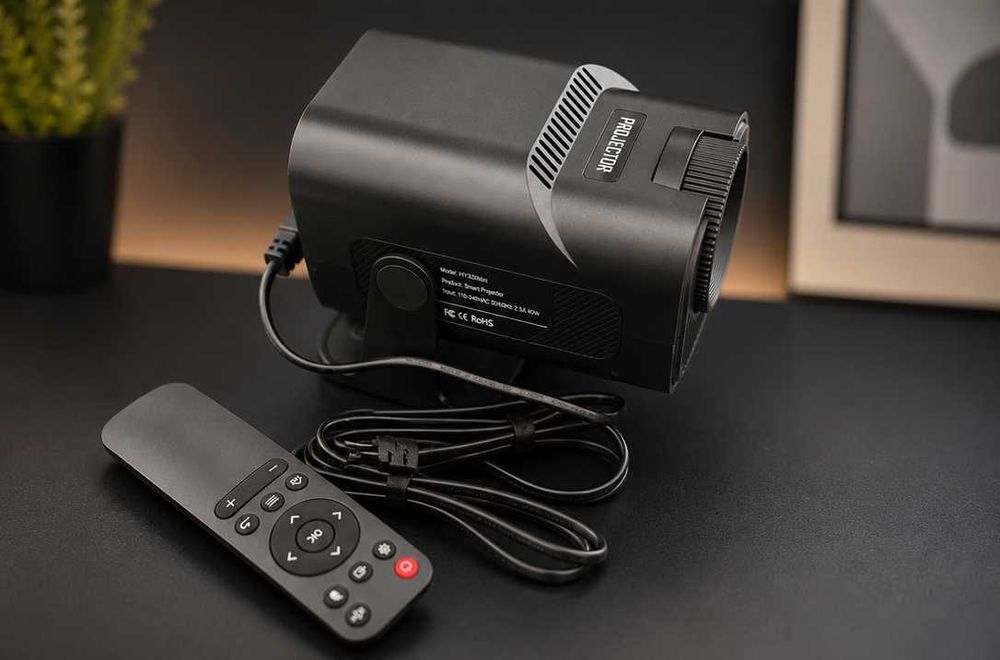 Projetor HY320 390 ANSI BT5.0 Full HD 4K