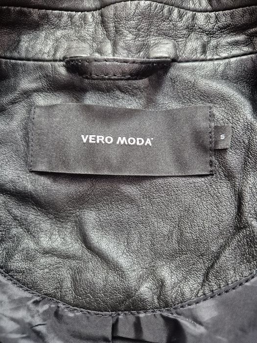 Куртка з натуральної шкіри vero moda