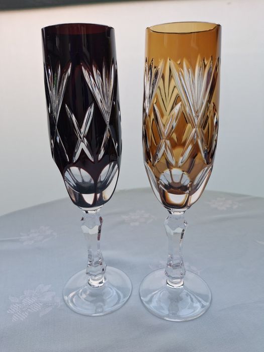 Бокали кольоровий кришталь