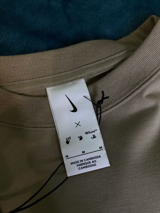 Футболка  Nike T-Shirt X Off-White Beige DN1757-247
