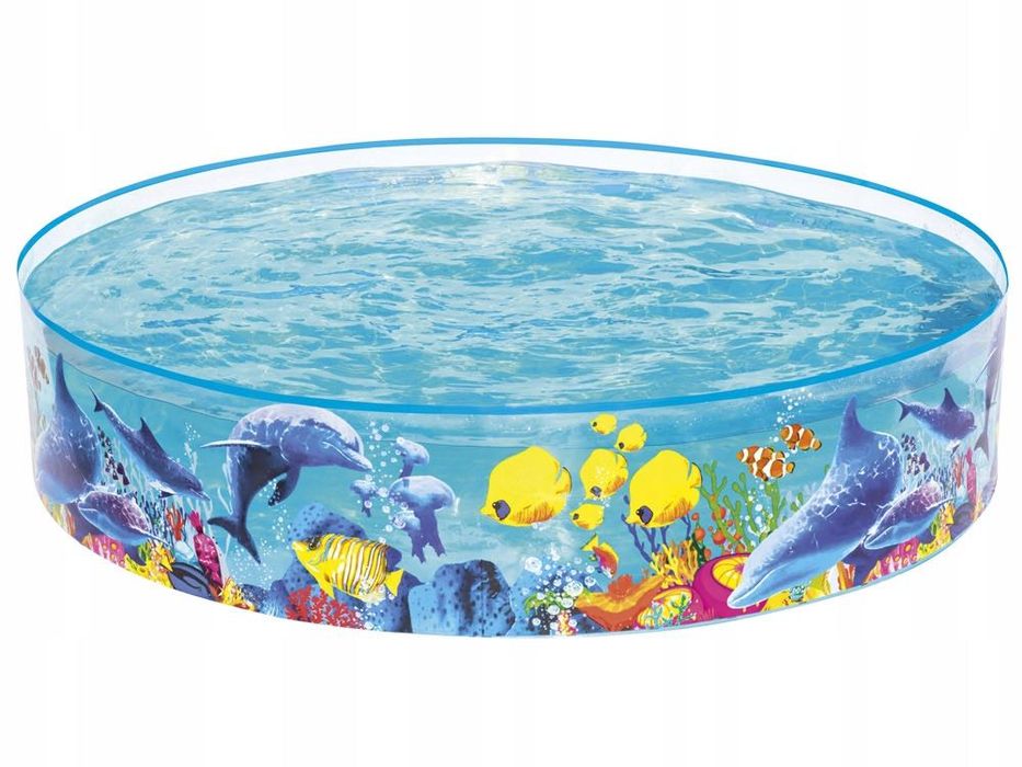 bestway basen rozporowy ogrodowy dla dzieci 183x38cm rybki