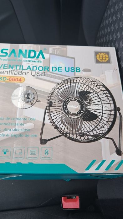 Ventilador de  mesa USB 12v ou 220v