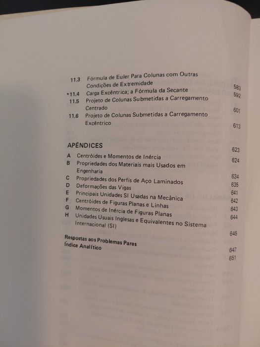 resistência dos materiais, McGrawHill,2.ª Edição,1989,em português