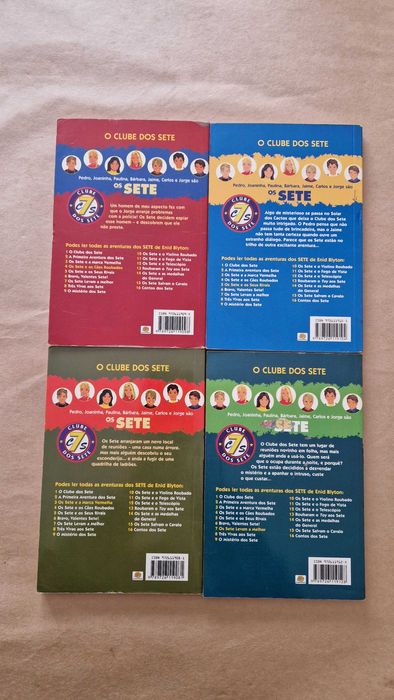 Livros "O clube dos sete"