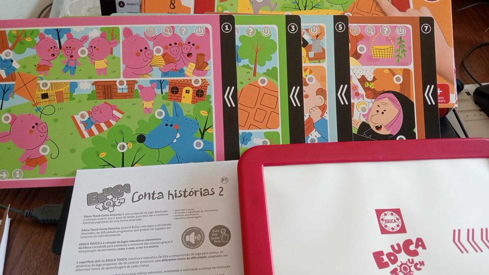 Educa Touch Junior - Conta Histórias 2 Multilingue (Jogo Eletrónico Pedagógico)