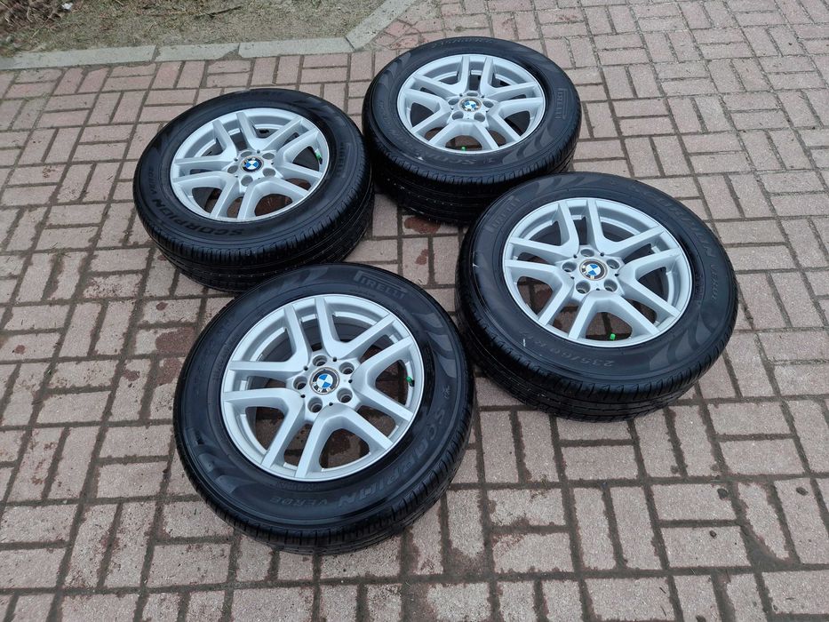 Komplet Kół Felgi 17 Cali 5x120 BMW X5 X3 E53 Opony PIRELLI LATO ET40