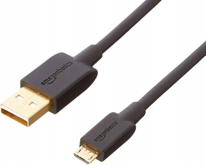 outlet kabel amazonbasic usb - microusb typ b 3 m czarny czarny