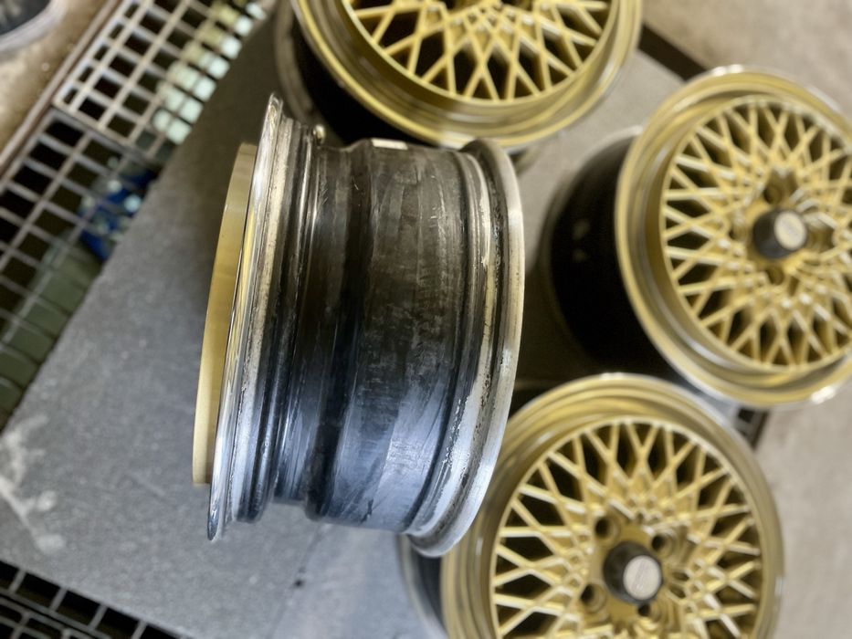 Felgi skręcane mesh custom 15” 4x100 BBS Rennsport BBS RS OZ  2tlg 3tlg VW Golf mk1 mk2