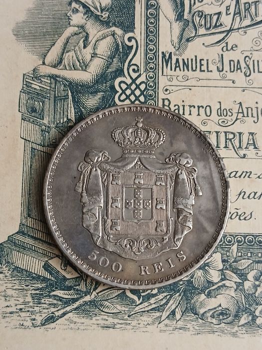 500 Reis 1841 D.Maria II