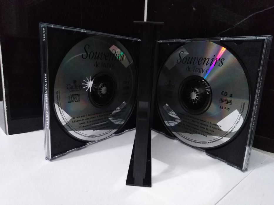 Cd duplo Souvenirs de France - Gallery Colletions.