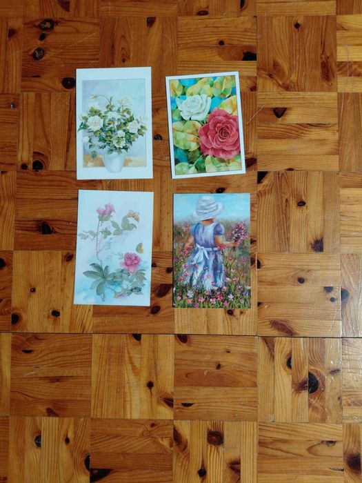 Postais de flores