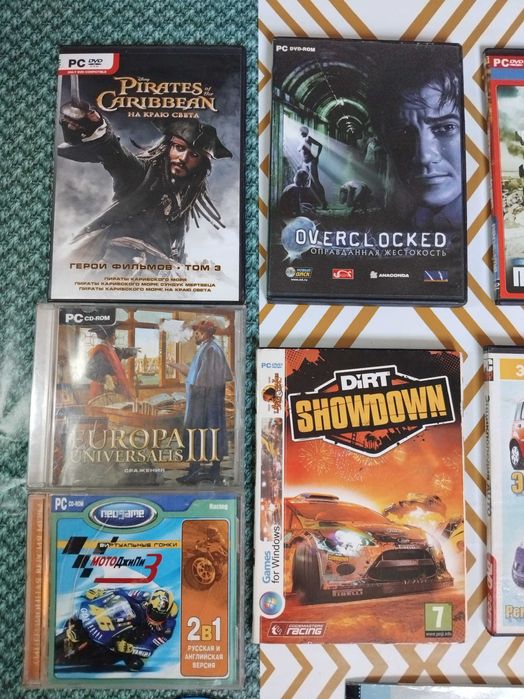 dvd и cd диски с играми для ПК