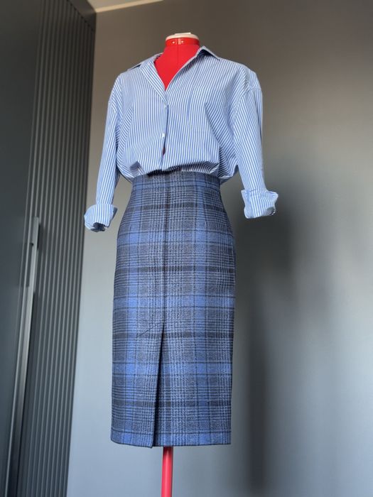 Спідниця олівець картата