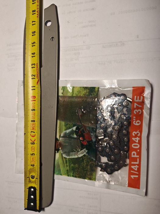 Corrente e lâmina para mini motoserra