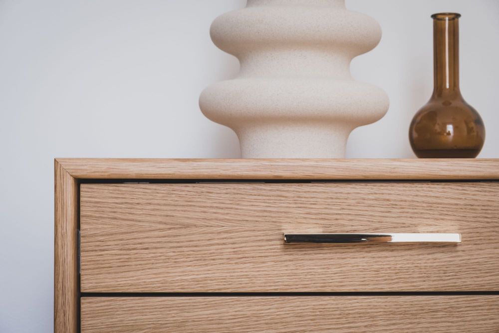 Sideboard Nåde dąb szafka rtv komoda skandynawska mid-century duńska