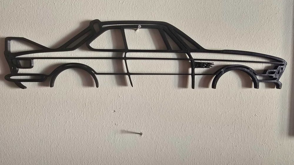 Silhueta Auto de parede