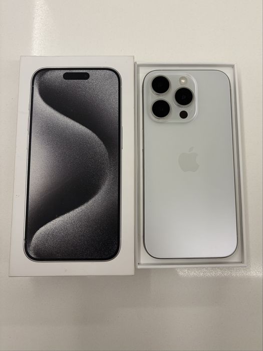 iPhone 15 Pro White Titanium