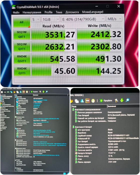 Ігровий Ноутбук/Ультрабук Razer Blade 14 (2021) RTX 3070 8gb