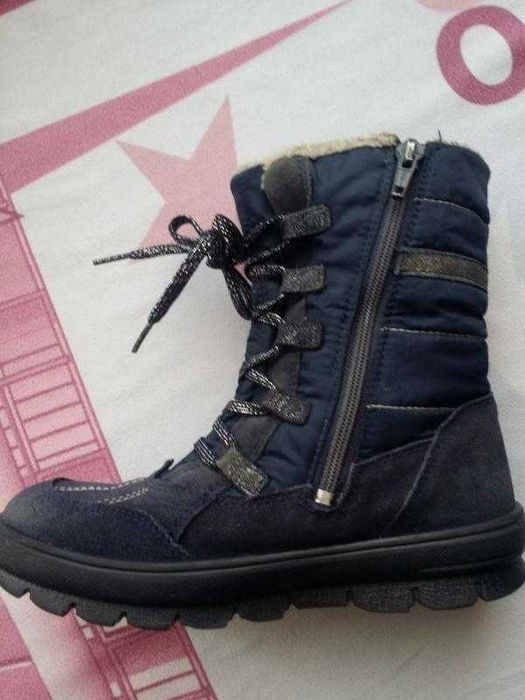 Чобітки шкіряні дитячі зимові superfit gore-tex.
