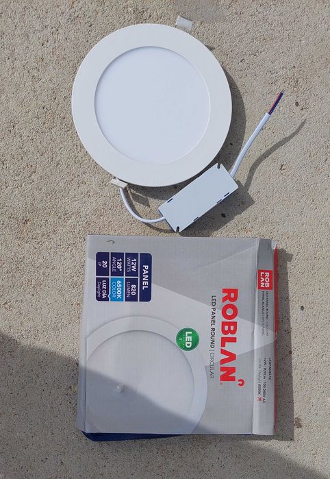 Foco de encastrar LED Redondo 12W Luz branca