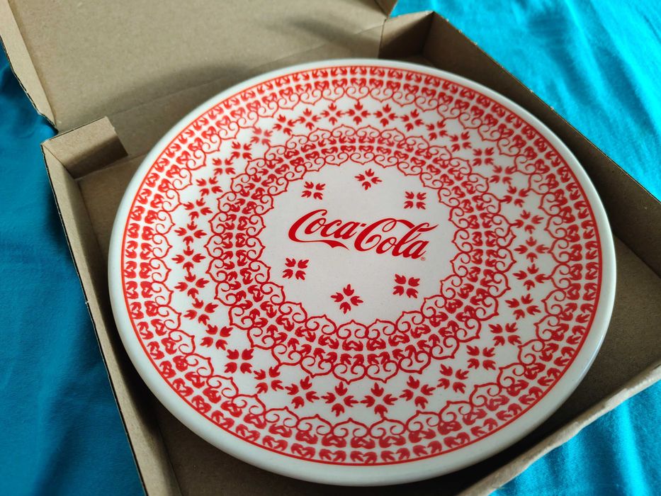 Talerz coca cola Bolesławiec