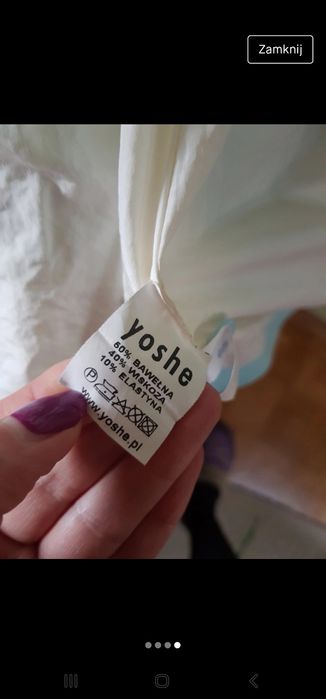 Yoshe płaszczyk baby blue rozm.34