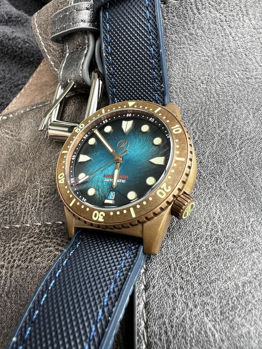 Zelos Mako V3 300m Bronze Teal – Limitka 128/200 Full Set (Miyota 9015)