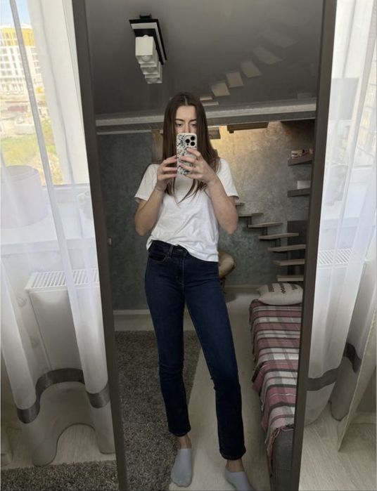 Джинси levis ribcage straight