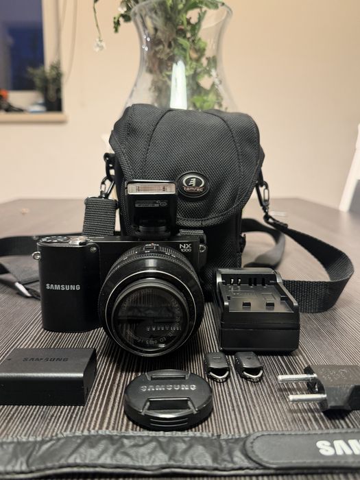Samsung NX1000 Bogaty Zestaw bardzo ładny wizualnie