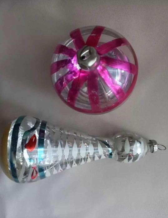 Елочные игрушки СССР глинка