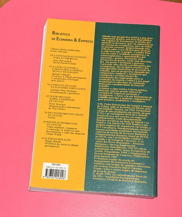 Os Sistemas de recompensas e a gestao estrategica de Recursos Humanos