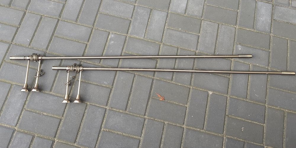 Karnisze metalowe 128cm