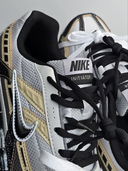 Nike Initiator Custom White Black Beige кросівки