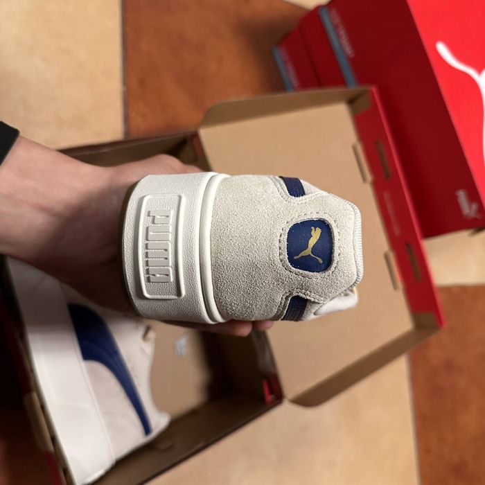 Puma Court Suede Beige/Blue