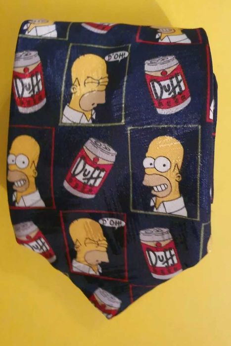 Краватка/ галстук Simpsons Homer Duff Necktie (Marks and Spencer)