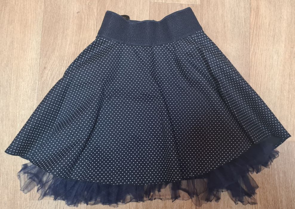 Юбка школьная черная 6-9 лет