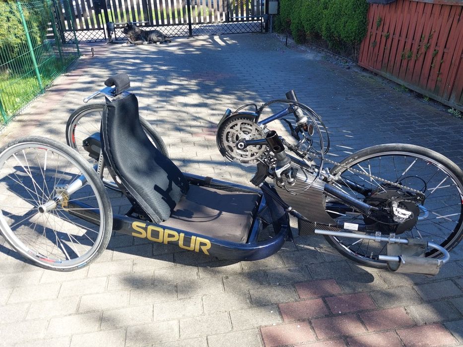 handbike sopur,  Quickie, sunrise medical,  elektryczny