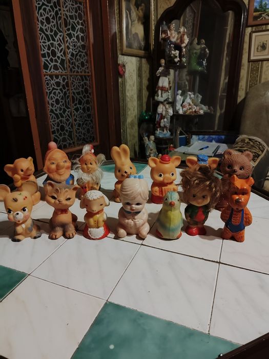 Резиновые игрушки СССР