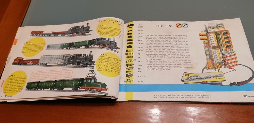 Catálogo original comboios rivarossi italy