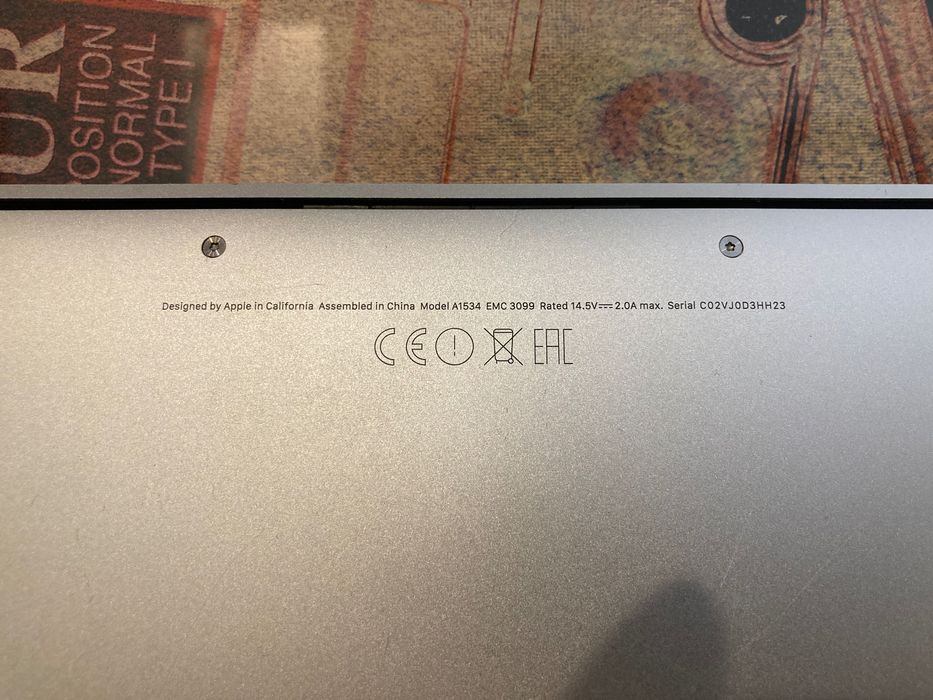 Macbook 12" 2017 najcieńszy i5 16/256gb nowa bateria Retina