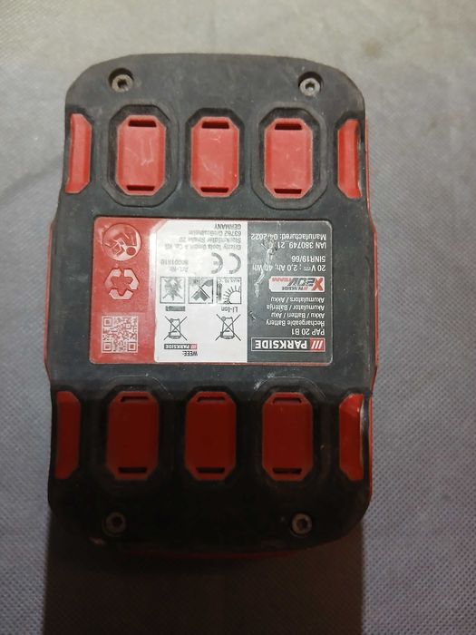 Akumulator Parkside 20V 2AH PAP 20 B1 używany