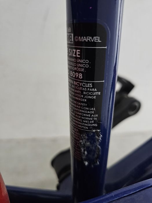 Bicicleta criança marvel spiderman roda 16